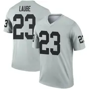 Men's Legend Dylan Laube Las Vegas Inverted Silver Jersey