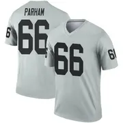 Men's Legend Dylan Parham Las Vegas Inverted Silver Jersey