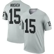 Men's Legend Gardner Minshew Las Vegas Inverted Silver Jersey