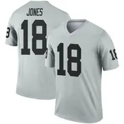 Men's Legend Jack Jones Las Vegas Inverted Silver Jersey