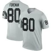 Men's Legend Jeff Foreman Las Vegas Inverted Silver Jersey