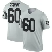 Men's Legend Otis Sistrunk Las Vegas Inverted Silver Jersey