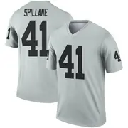 Men's Legend Robert Spillane Las Vegas Inverted Silver Jersey