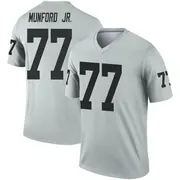 Men's Legend Thayer Munford Jr. Las Vegas Inverted Silver Jersey