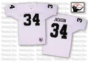 Men's White Authentic Bo Jackson Las Vegas Throwback Jersey