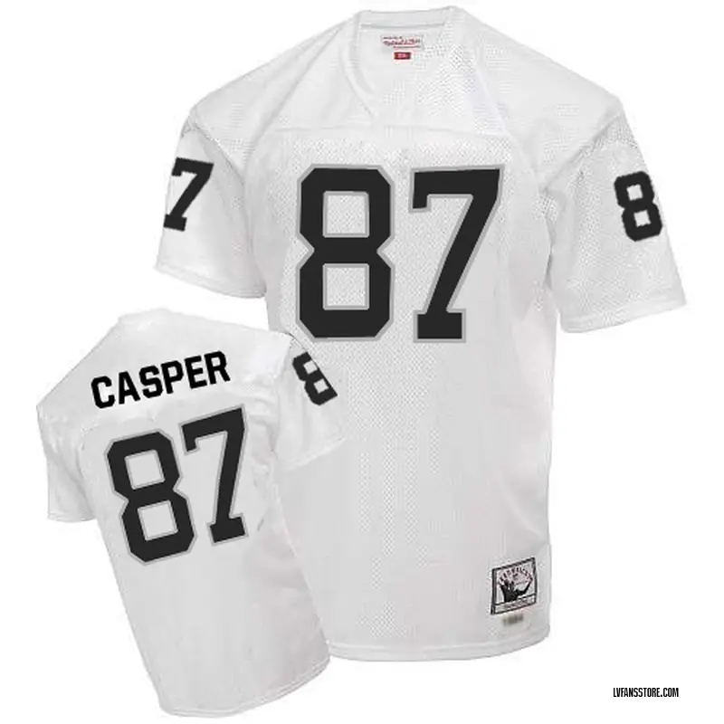 Men's White Authentic Dave Casper Las Vegas Throwback Jersey