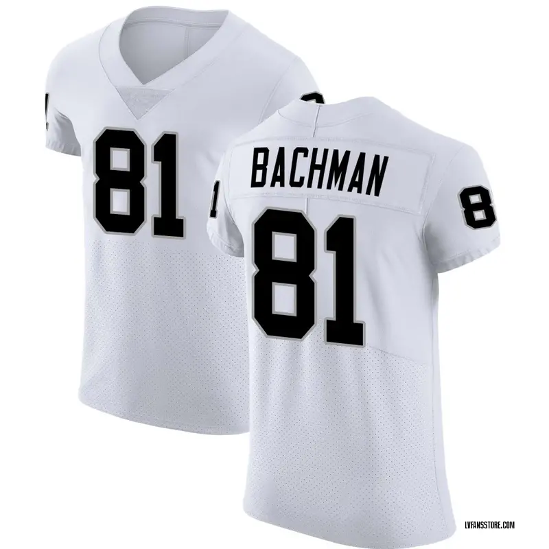 Men's White Elite Alex Bachman Las Vegas Vapor Untouchable Jersey