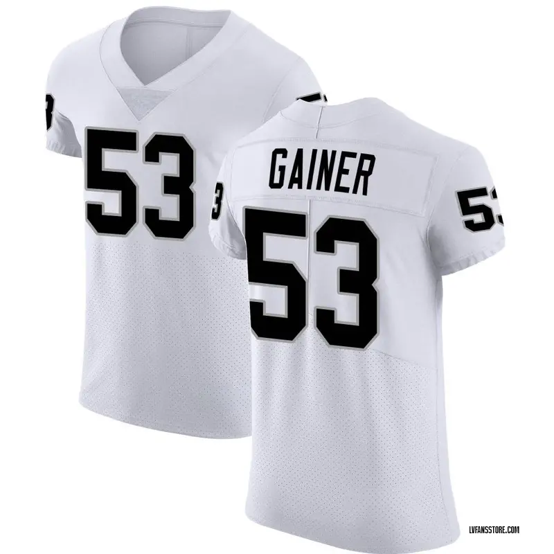 Men's White Elite Amari Gainer Las Vegas Vapor Untouchable Jersey