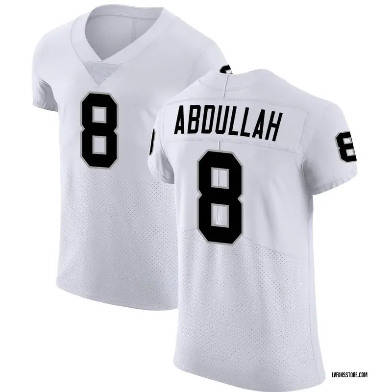 Men's White Elite Ameer Abdullah Las Vegas Vapor Untouchable Jersey