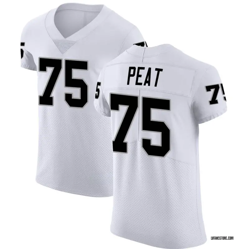 Men's White Elite Andrus Peat Las Vegas Vapor Untouchable Jersey