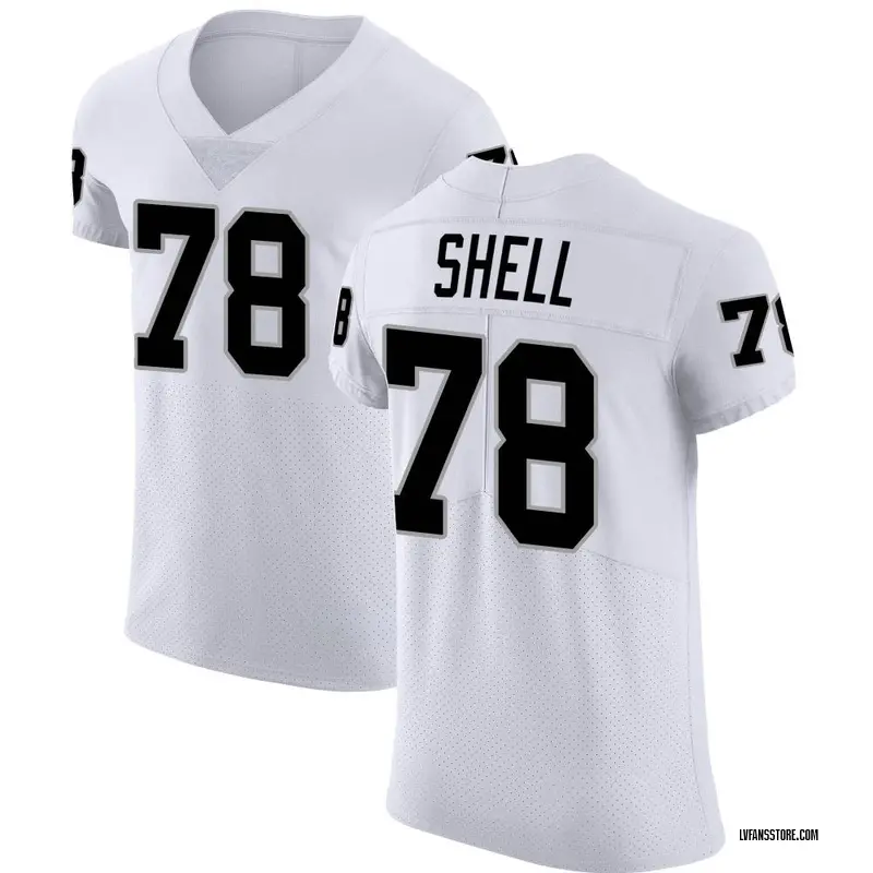 Men's White Elite Art Shell Las Vegas Vapor Untouchable Jersey