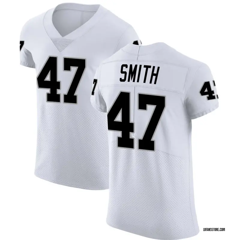 Men's White Elite Brandon Smith Las Vegas Vapor Untouchable Jersey