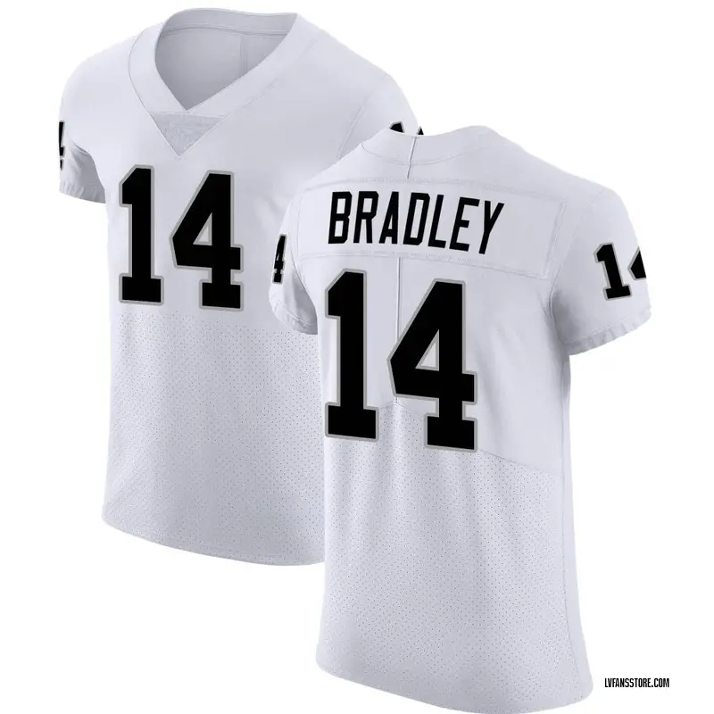 Men's White Elite Carter Bradley Las Vegas Vapor Untouchable Jersey