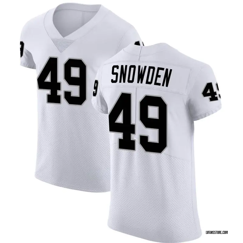 Men's White Elite Charles Snowden Las Vegas Vapor Untouchable Jersey