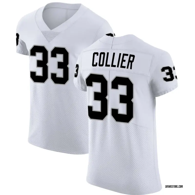 Men's White Elite Chris Collier Las Vegas Vapor Untouchable Jersey