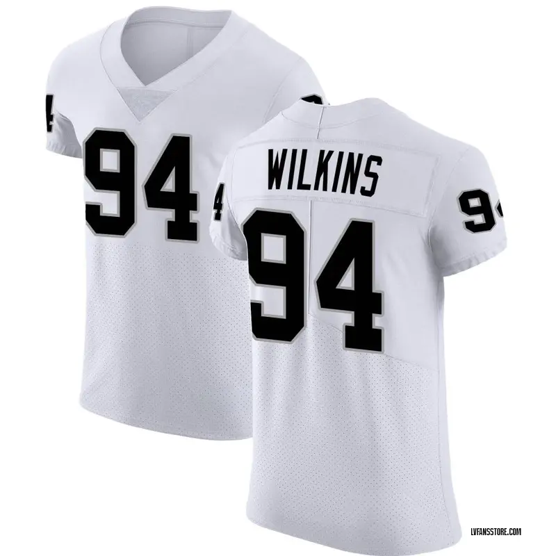 Men's White Elite Christian Wilkins Las Vegas Vapor Untouchable Jersey