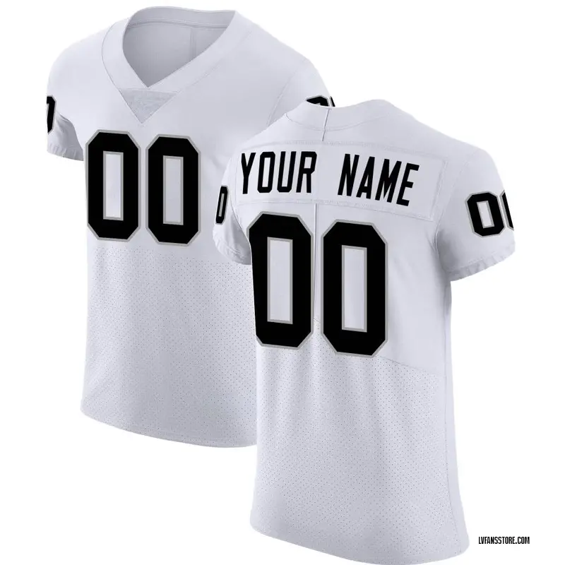 Men's White Elite Custom Las Vegas Vapor Untouchable Jersey