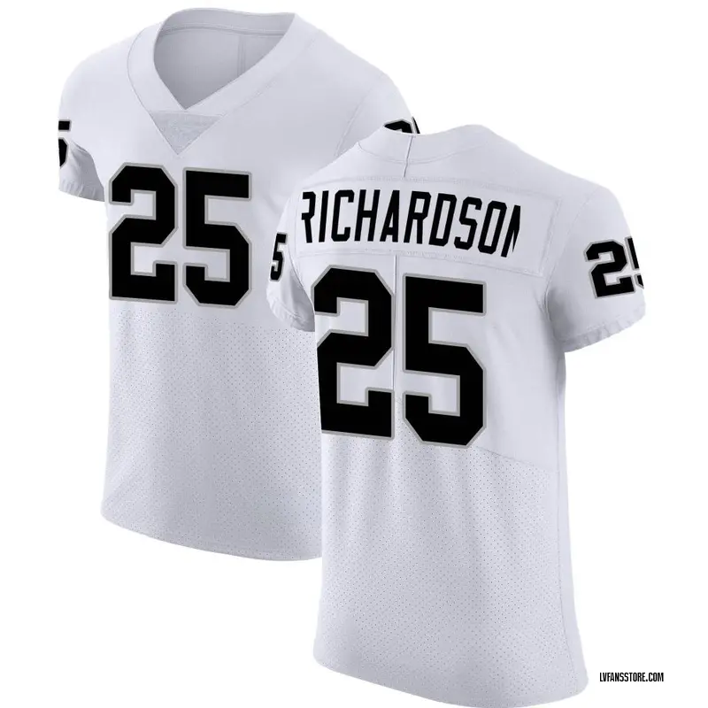 Men's White Elite Decamerion Richardson Las Vegas Vapor Untouchable Jersey