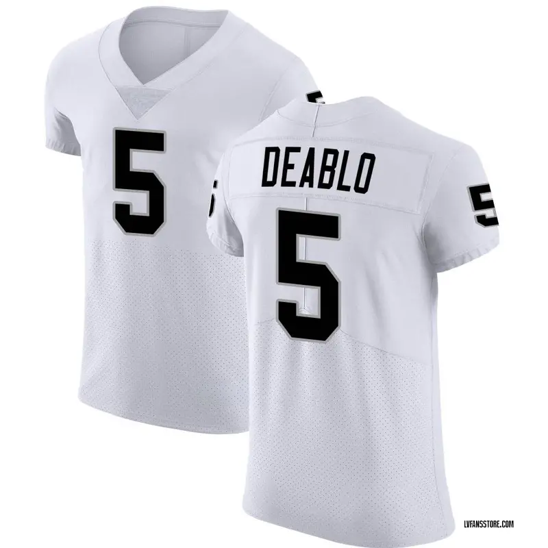 Men's White Elite Divine Deablo Las Vegas Vapor Untouchable Jersey