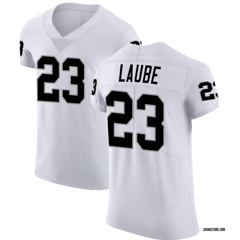 Men's White Elite Dylan Laube Las Vegas Vapor Untouchable Jersey