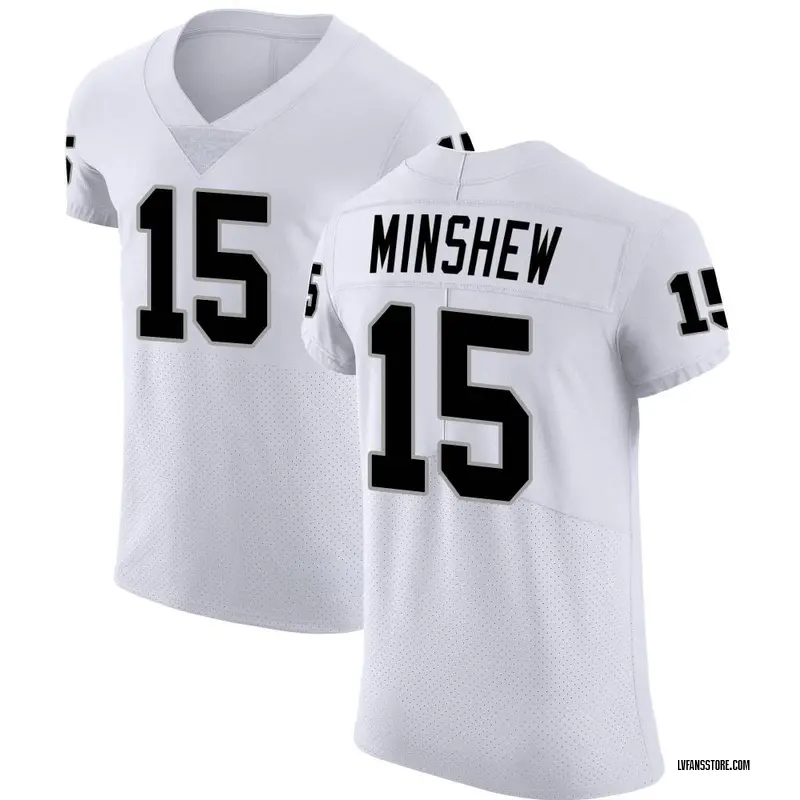 Men's White Elite Gardner Minshew Las Vegas Vapor Untouchable Jersey