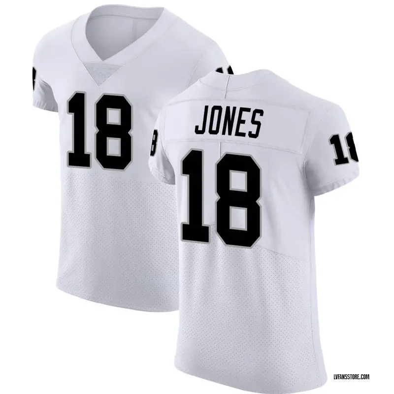 Men's White Elite Jack Jones Las Vegas Vapor Untouchable Jersey