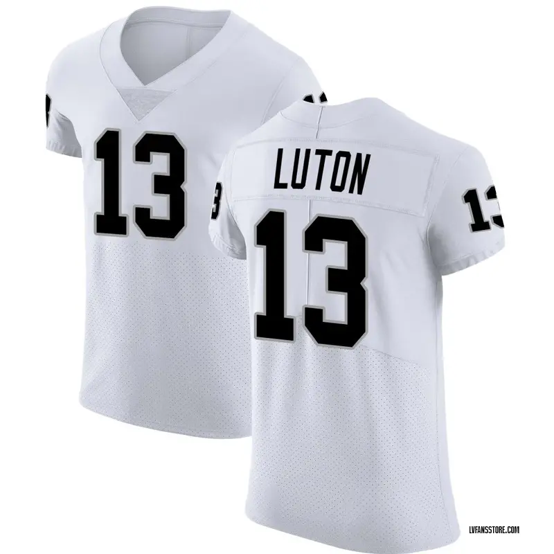 Men's White Elite Jake Luton Las Vegas Vapor Untouchable Jersey