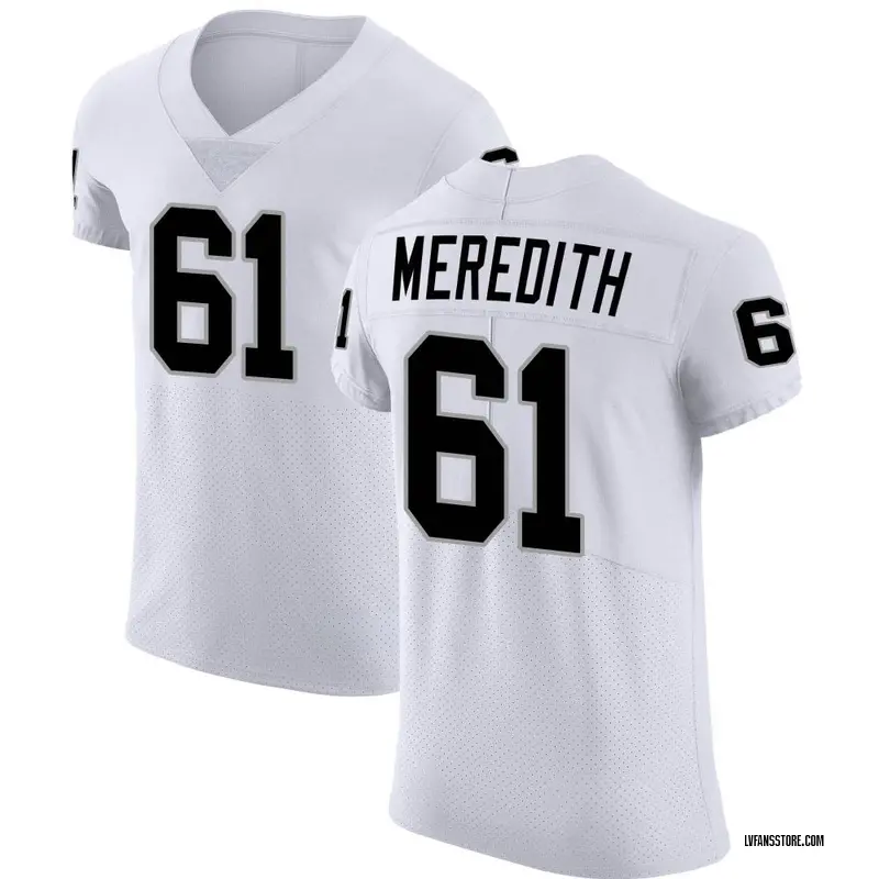 Men's White Elite Jordan Meredith Las Vegas Vapor Untouchable Jersey