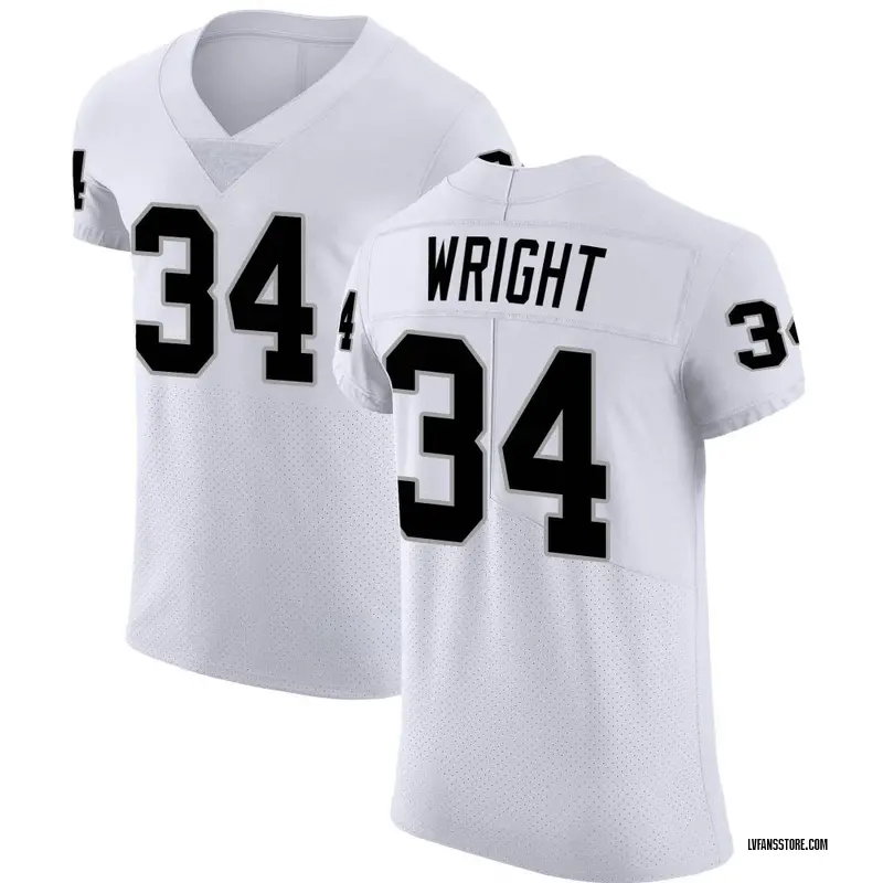 Men's White Elite K.J. Wright Las Vegas Vapor Untouchable Jersey