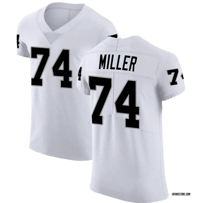 Men's White Elite Kolton Miller Las Vegas Vapor Untouchable Jersey