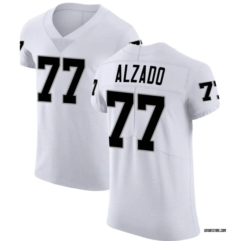 Men's White Elite Lyle Alzado Las Vegas Vapor Untouchable Jersey