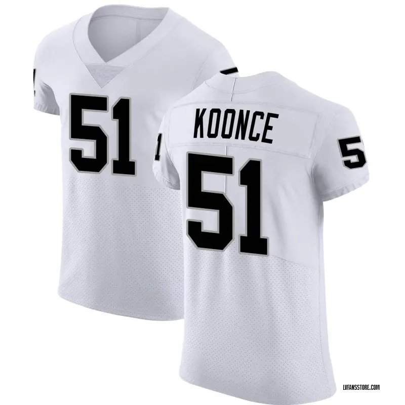 Men's White Elite Malcolm Koonce Las Vegas Vapor Untouchable Jersey