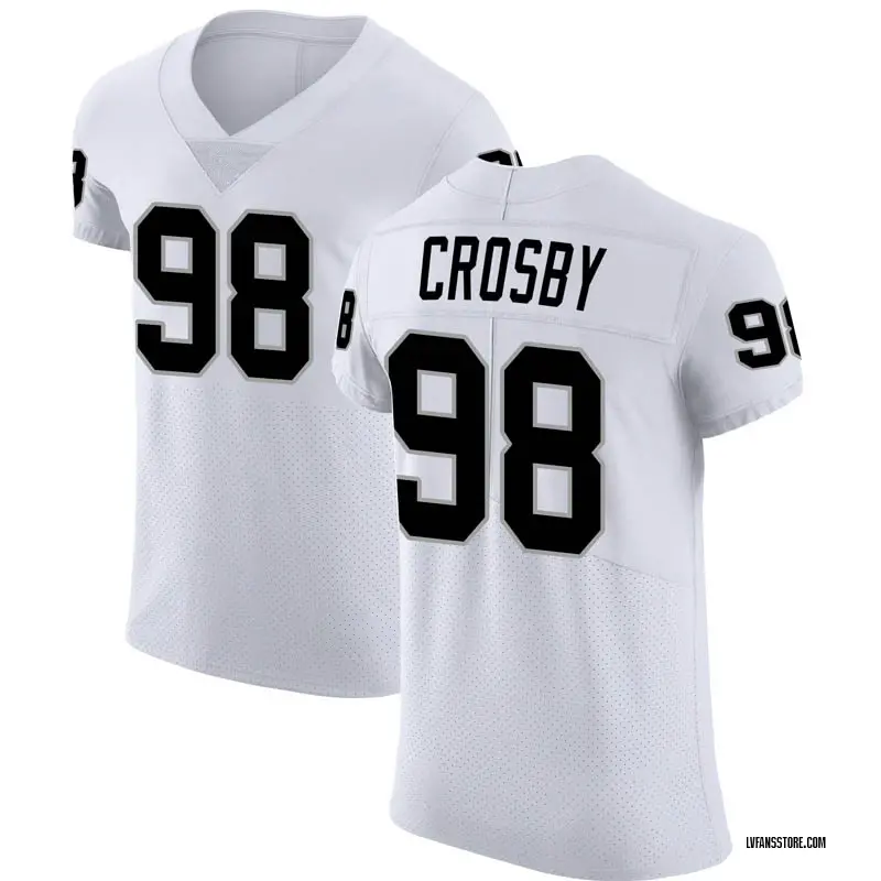 Men's White Elite Maxx Crosby Las Vegas Vapor Untouchable Jersey