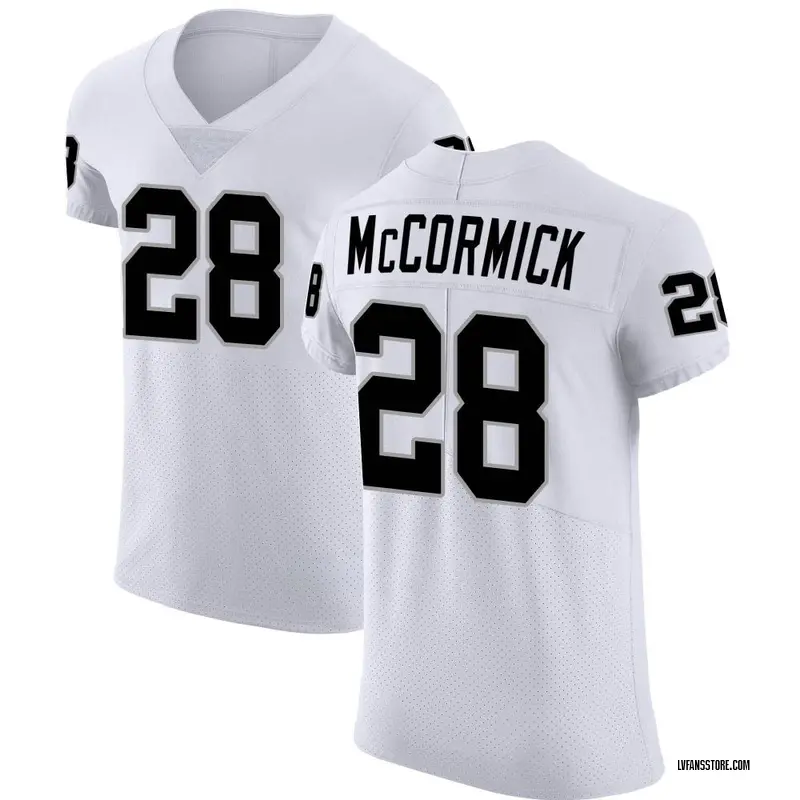 Men's White Elite Sincere McCormick Las Vegas Vapor Untouchable Jersey