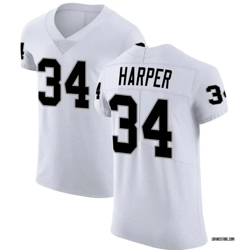 Men's White Elite Thomas Harper Las Vegas Vapor Untouchable Jersey