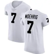 Men's White Elite Tre'von Moehrig Las Vegas Vapor Untouchable Jersey