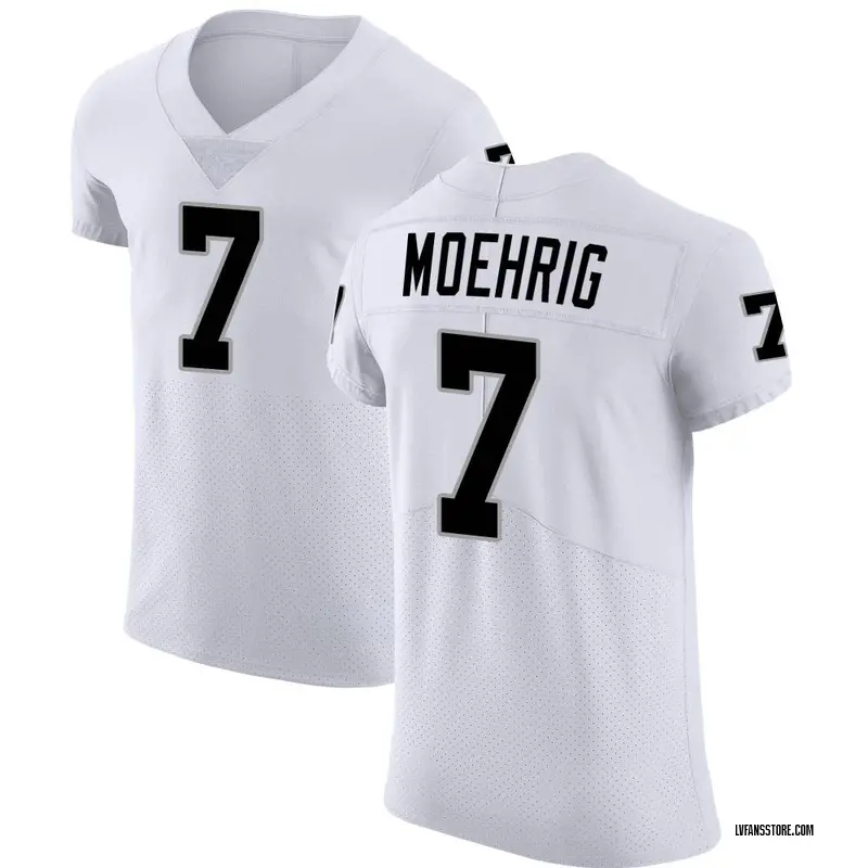 Men's White Elite Tre'von Moehrig Las Vegas Vapor Untouchable Jersey