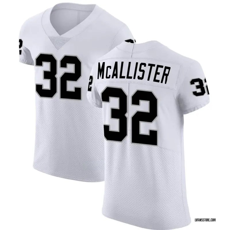 Men's White Elite Tyreik McAllister Las Vegas Vapor Untouchable Jersey