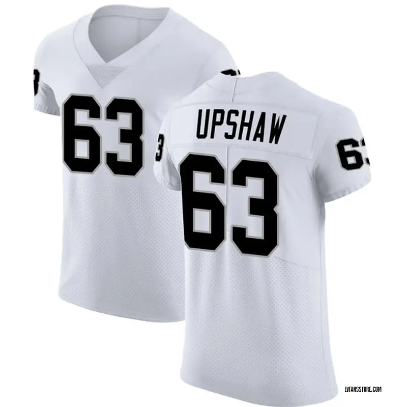 Men's White Elite Wilson Gene Upshaw Las Vegas Vapor Untouchable Jersey