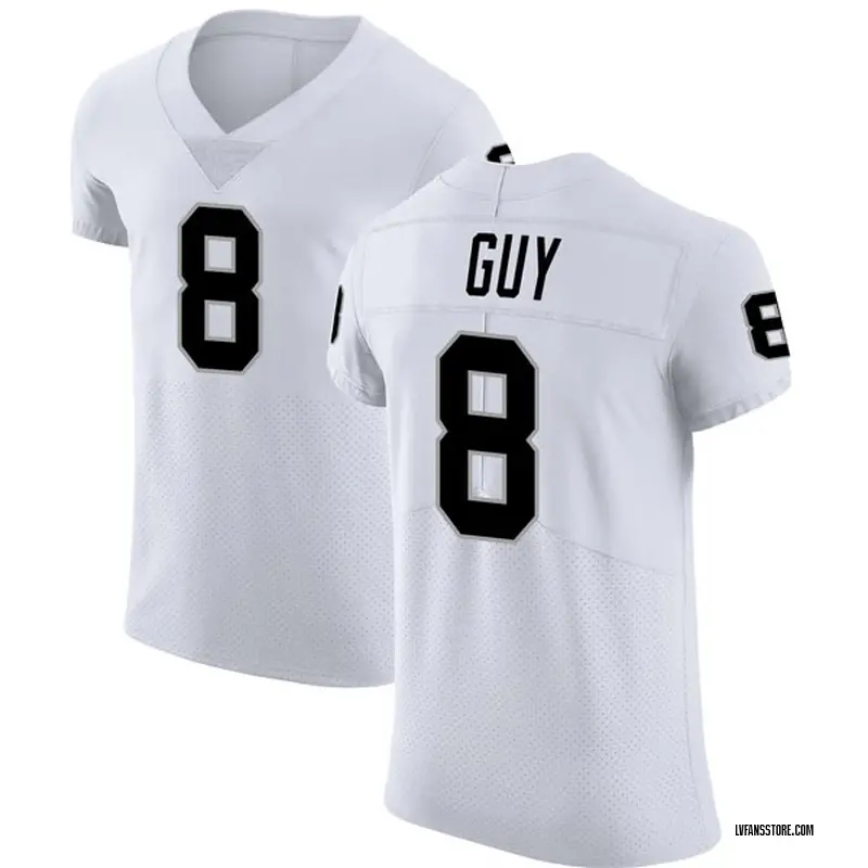 Men's White Elite Wilson Ray Guy Las Vegas Vapor Untouchable Jersey