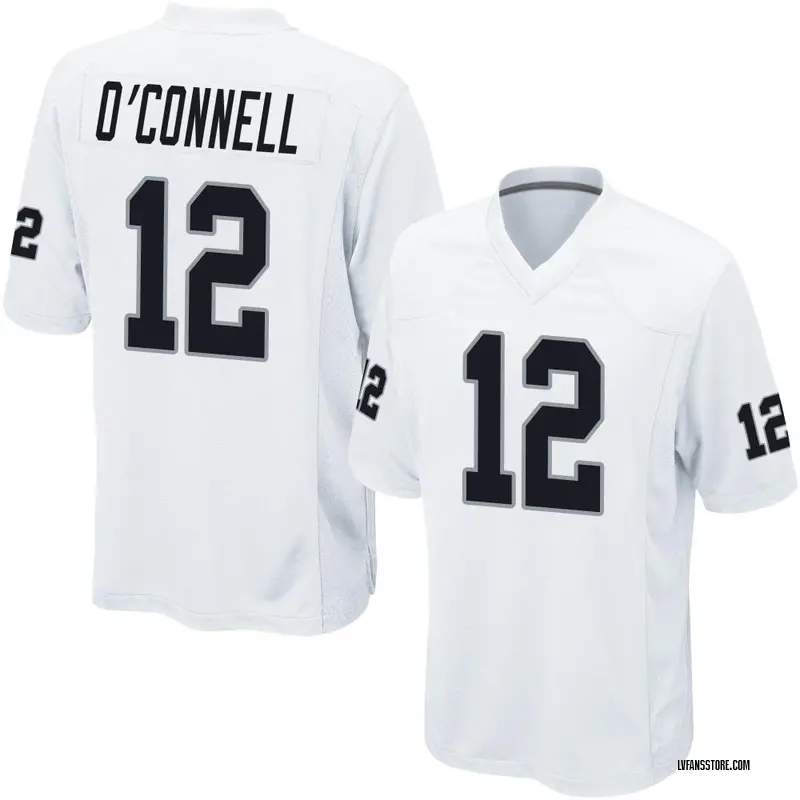 Men's White Game Aidan O'Connell Las Vegas Jersey