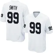 Men's White Game Aldon Smith Las Vegas Jersey