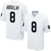 Men's White Game Ameer Abdullah Las Vegas Jersey