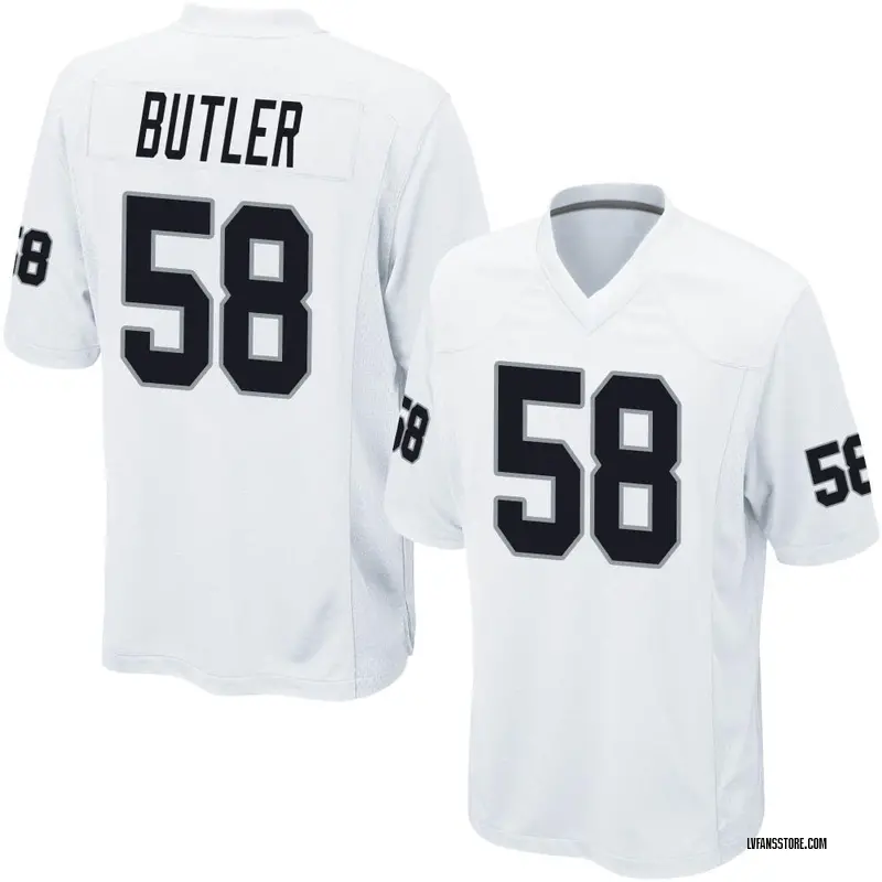 Men's White Game Darien Butler Las Vegas Jersey