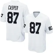 Men's White Game Dave Casper Las Vegas Jersey