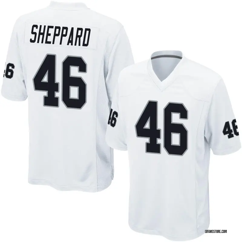 Men's White Game Ja'Quan Sheppard Las Vegas Jersey