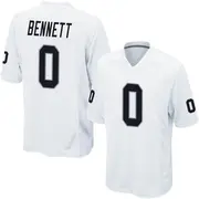 Men's White Game Jakorian Bennett Las Vegas Jersey