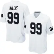 Men's White Game Jordan Willis Las Vegas Jersey