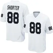 Men's White Game Justin Shorter Las Vegas Jersey