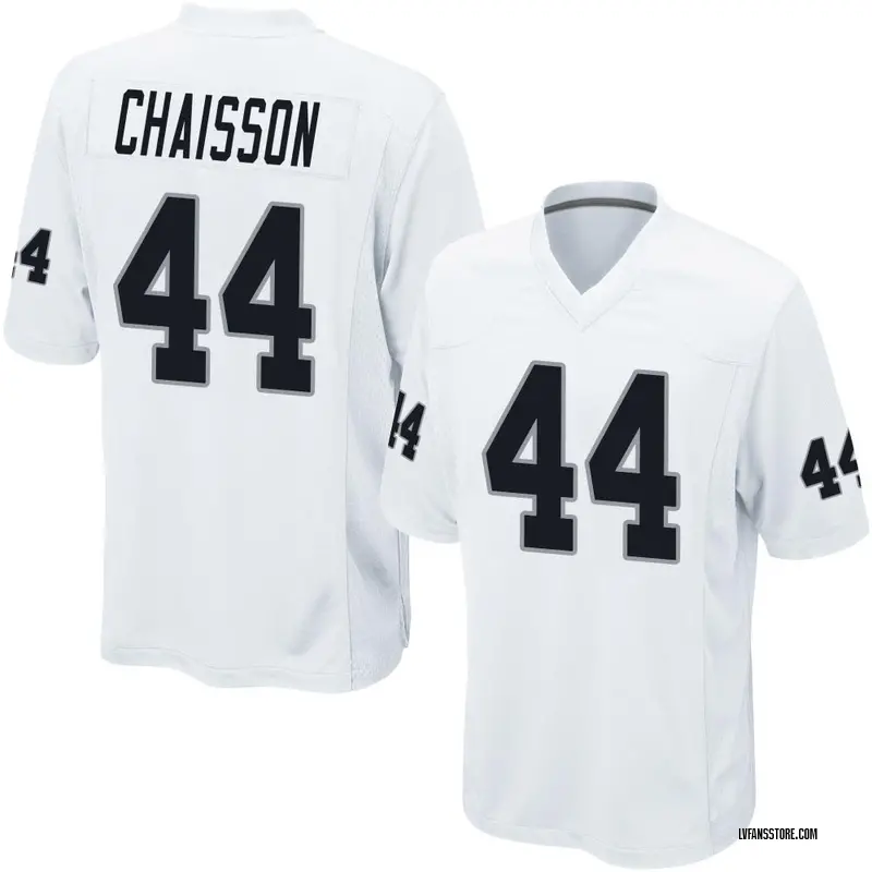 Men's White Game K'Lavon Chaisson Las Vegas Jersey